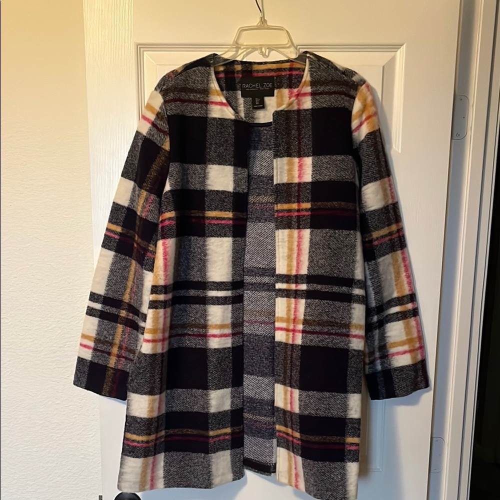 Rachel Zoe plaid jacket